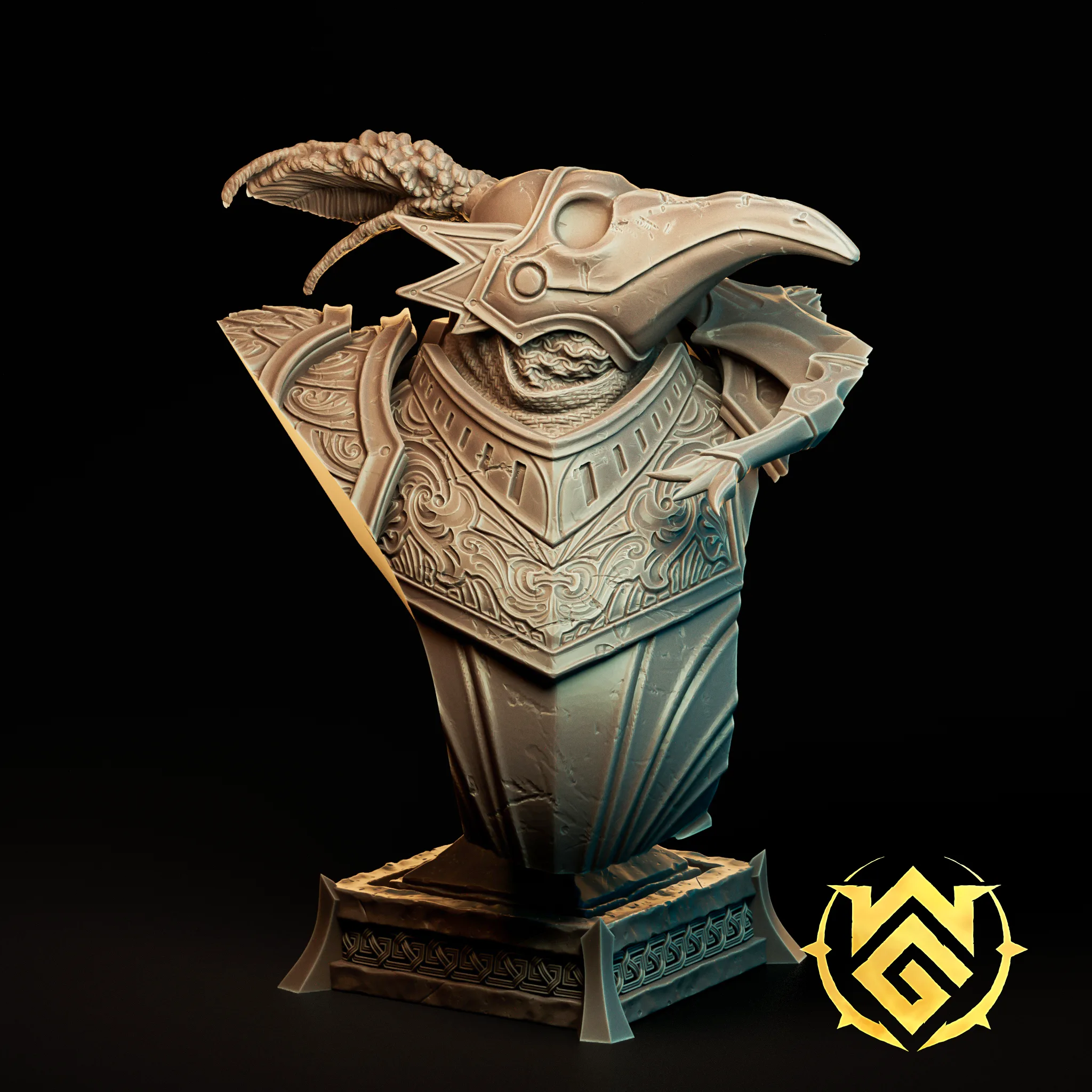 Crowknight Bust Render Logo.png Crowknight Bust Render Logo.png