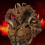 azael pit lord archvillain games resin bust miniature
