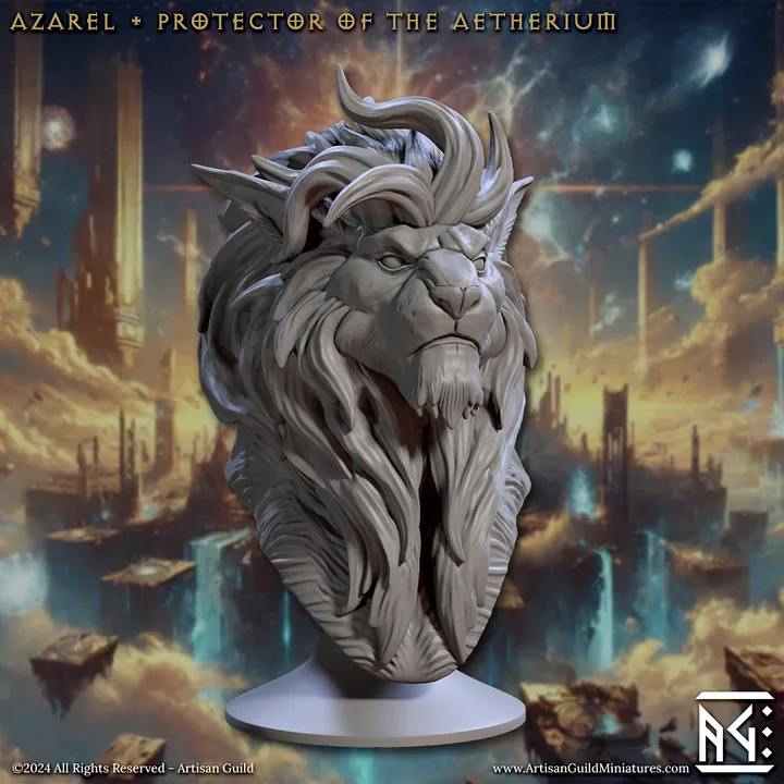 azarel protector aetherium bust artisan guild artg1299 0.png