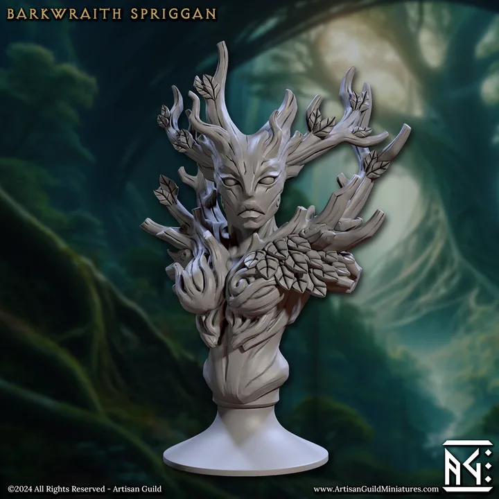 barkwraith spriggan bust artisan guild artg1376 0.png