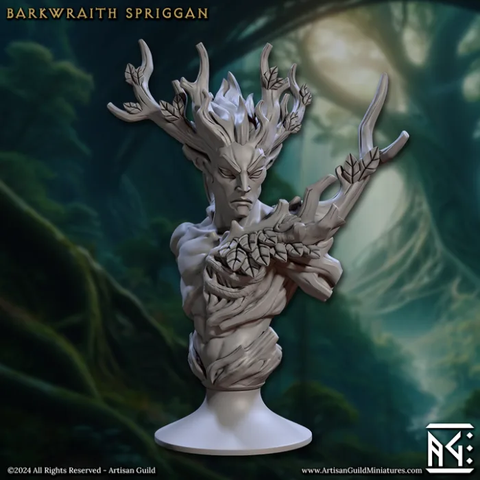 barkwraith spriggan bust artisan guild artg1376 1.png