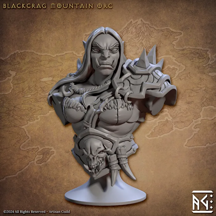 blackcrag mountain orc bust artisan guild artg1373 1.png