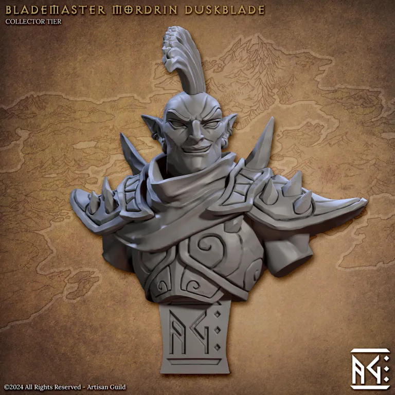 blademaster mordrin duskblade bust artisan guild artg1367 0 1.jpg