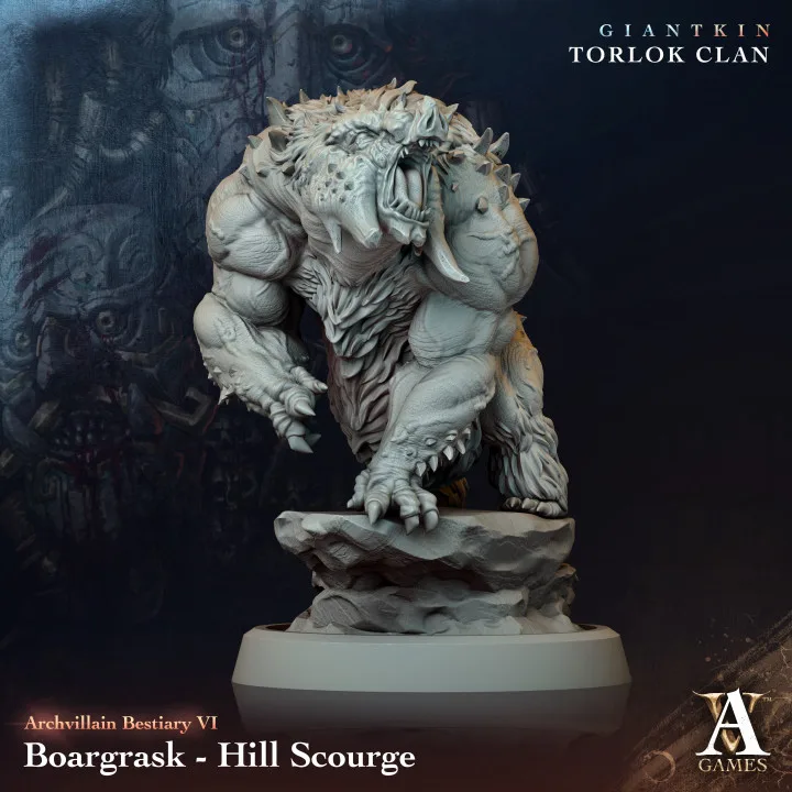 boargrask hill scourge giantkin beast archvillaingames arch0542 0.jpg