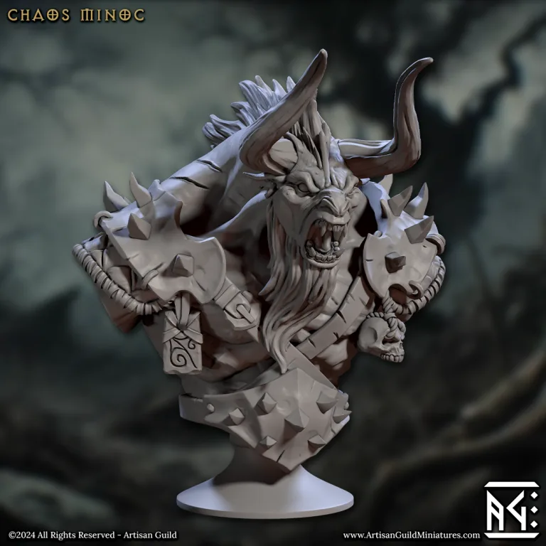 chaos minoc bust artisan guild artg1393 0 1.png