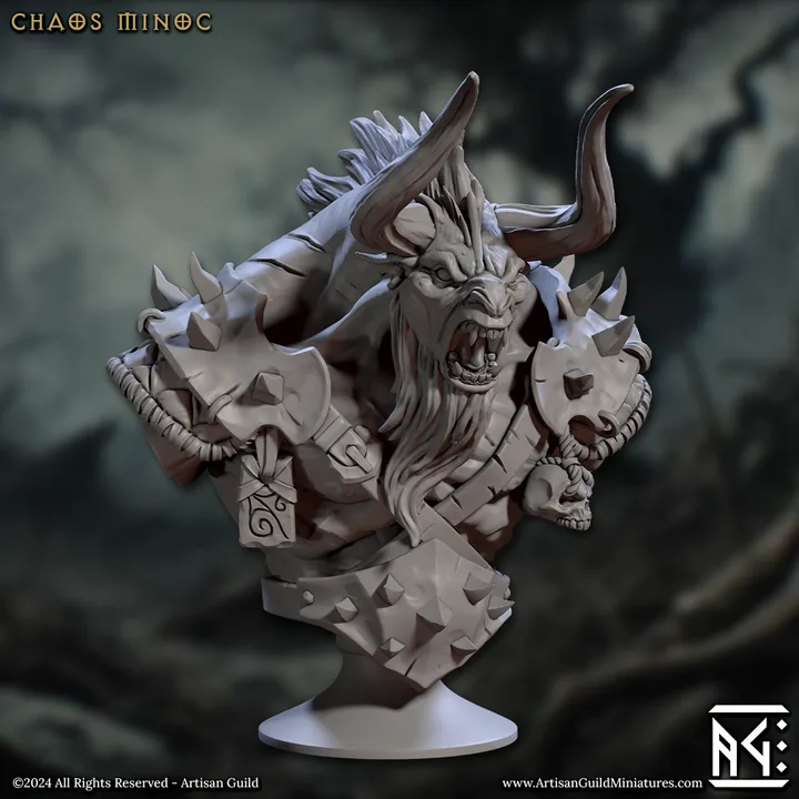 chaos minoc bust artisan guild artg1393 0.png