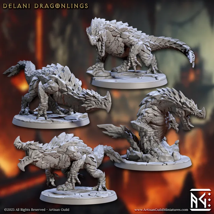 delani dragonling rider artisan guild artg0019 2.png