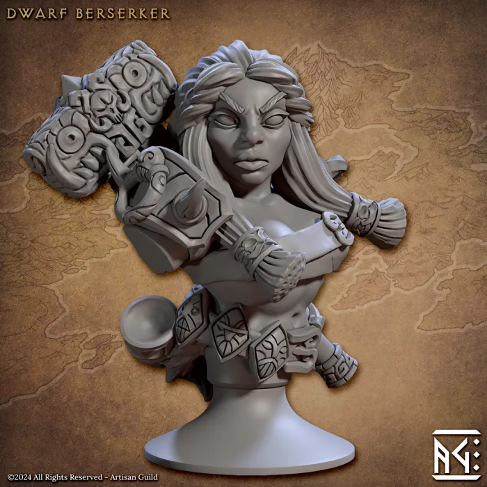 dwarf berserker bust artisan guild artg1404 1.jpg