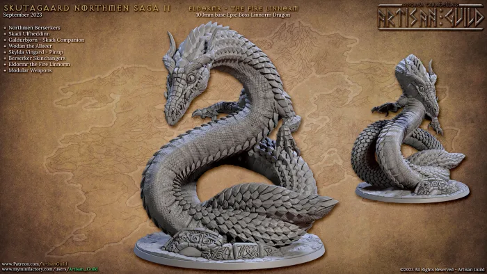 eldormr fire linnorm artisan guild artg0722 1.jpg