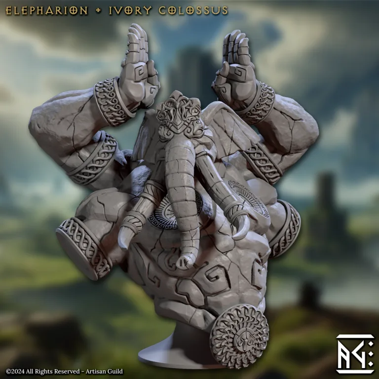 elepharion ivory colossus bust artisan guild artg1352 0 1.png