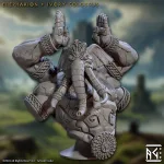elepharion ivory colossus bust artisan guild artg1352 0.png
