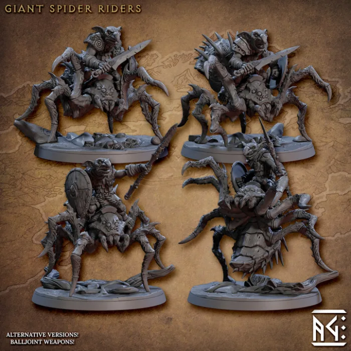 faldorn giant spider riders artisan guild artg1209 6.jpg