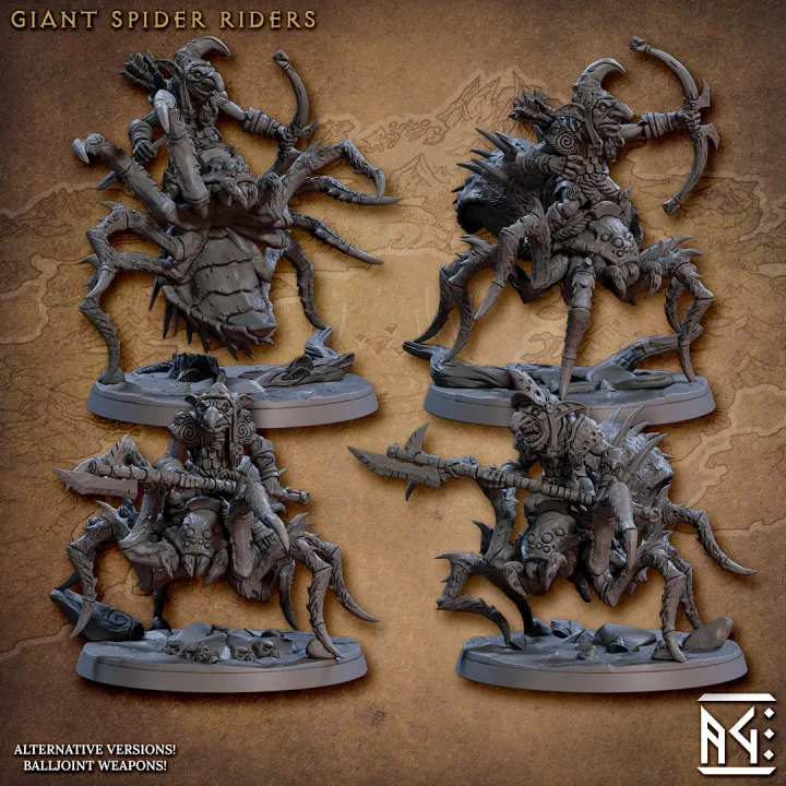 faldorn giant spider riders artisan guild artg1408 0.jpg