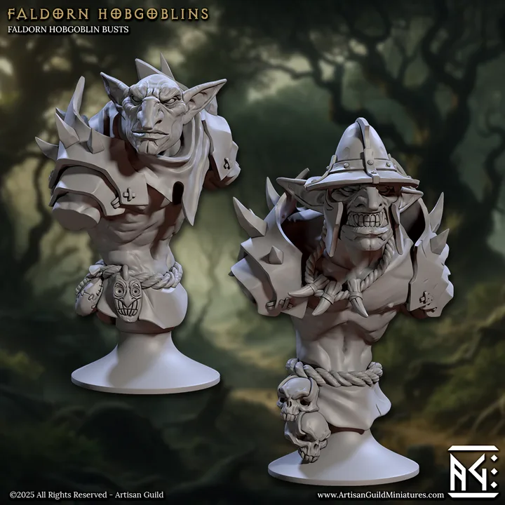 faldorn hobgoblin bust artisan guild artg1342 0.png