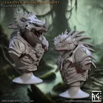 falgor lizardman bust artisan guild artg1278 0.png