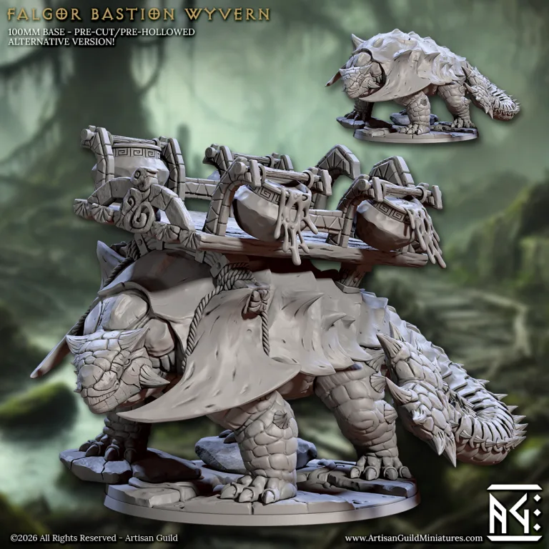 falgor lizardmen bastion wyvern 1 artisan guild artg1455 0.png