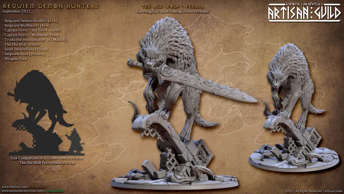fenrir old wolf artisan guild artg0805 1.jpg