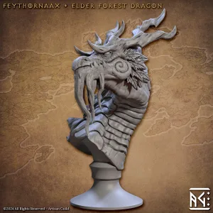 feythornaax elder forest dragon bust artisan guild artg1365 0 1.jpg