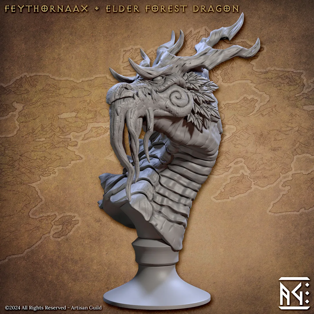 feythornaax elder forest dragon bust artisan guild artg1365 0 1.jpg feythornaax elder forest dragon bust artisan guild artg1365 0 1.jpg