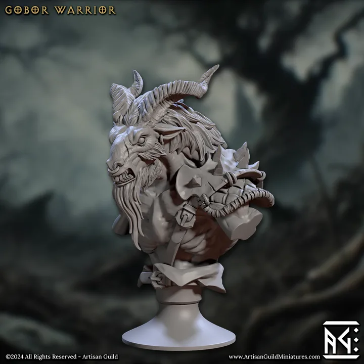 gobor warrior bust artisan guild artg1392 0.png