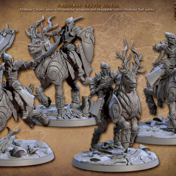 goldhorn cervid rider artisan guild artg0230 1.jpg