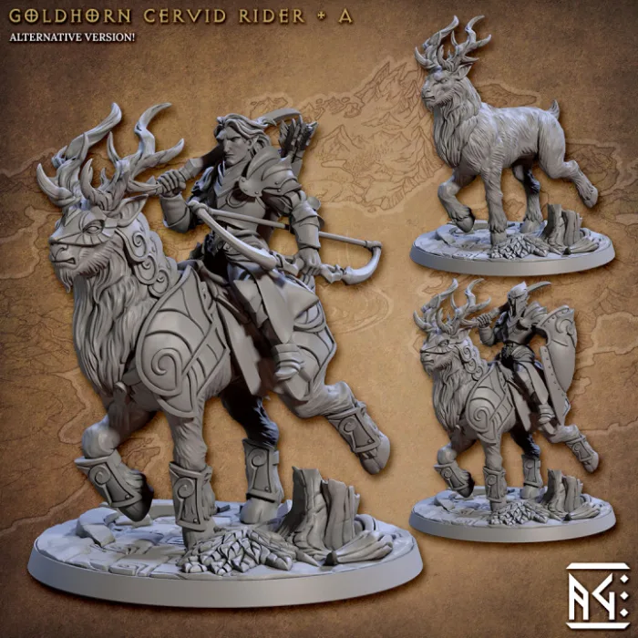 goldhorn cervid rider artisan guild artg0230 6.jpg