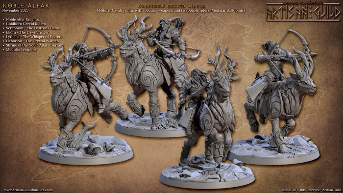 goldhorn cervid rider artisan guild artg0230 8.jpg