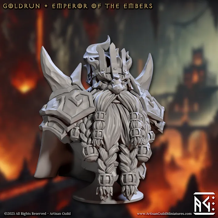goldrun emperor embers bust artisan guild artg1324 0 1.png