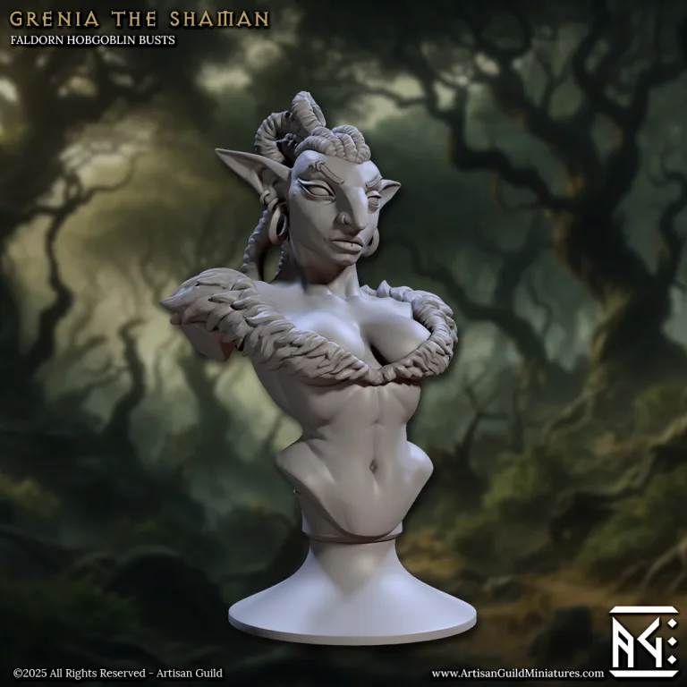 grenia shaman bust artisan guild artg1340 0 1.png