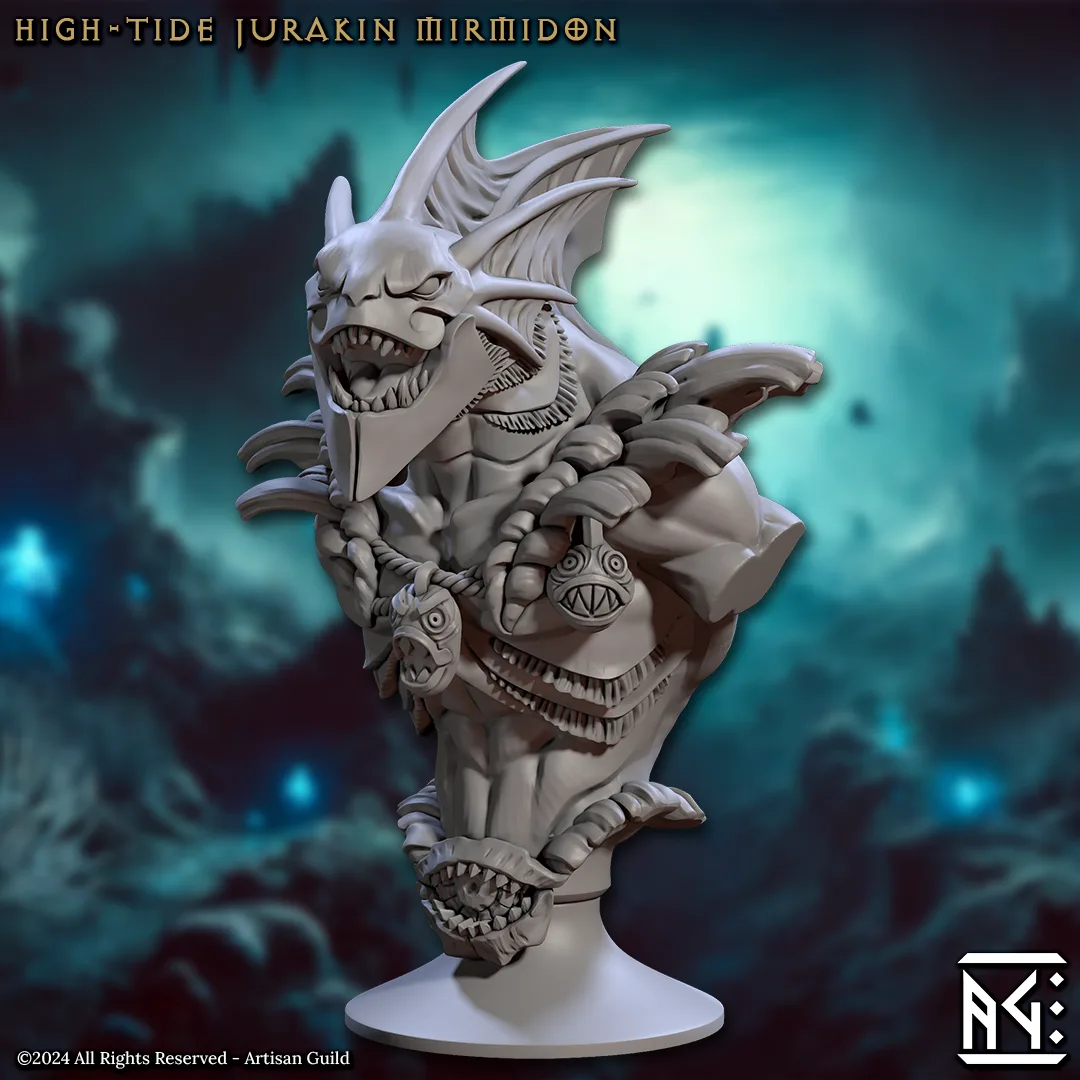 high tide jurakin myrmidon bust artisan guild artg1314 0 2.png