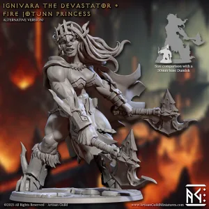 ignivara devastator fire jotunn princess artisan guild artg0597 0 2.png