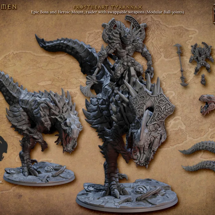 king tashokk great frostheart tyrannax artisan guild artg0774 1.jpg