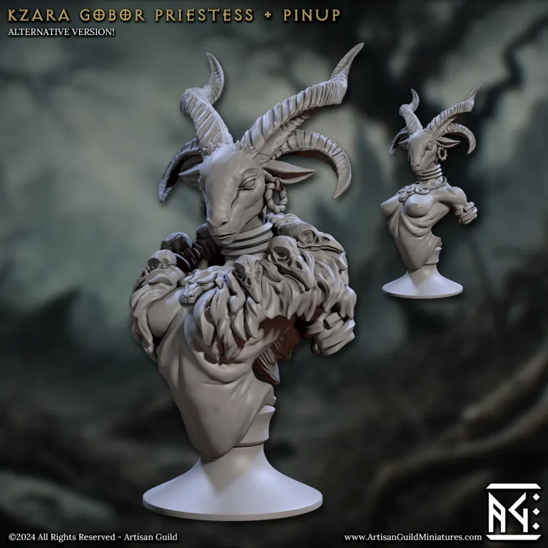 kzara gobor priestess bust artisan guild artg1396 0 2.png