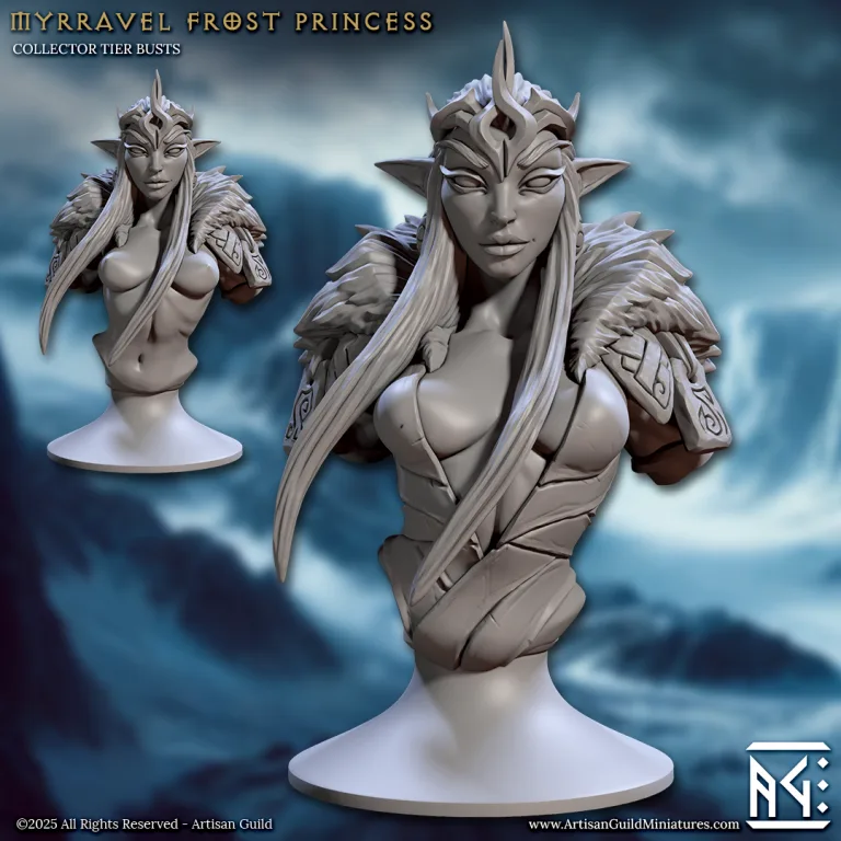 myrravel frost princess bust artisan guild artg1274 0 1.png