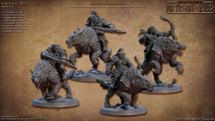 nomad orr ugs wolf riders artisan guild artg1203 17.jpg
