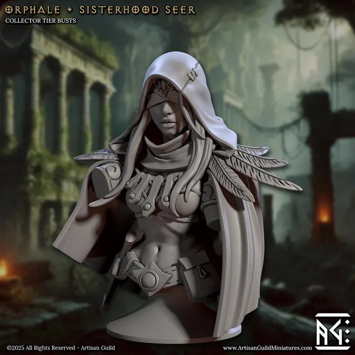 orphale sisterhood seer bust artisan guild artg1301 0.png