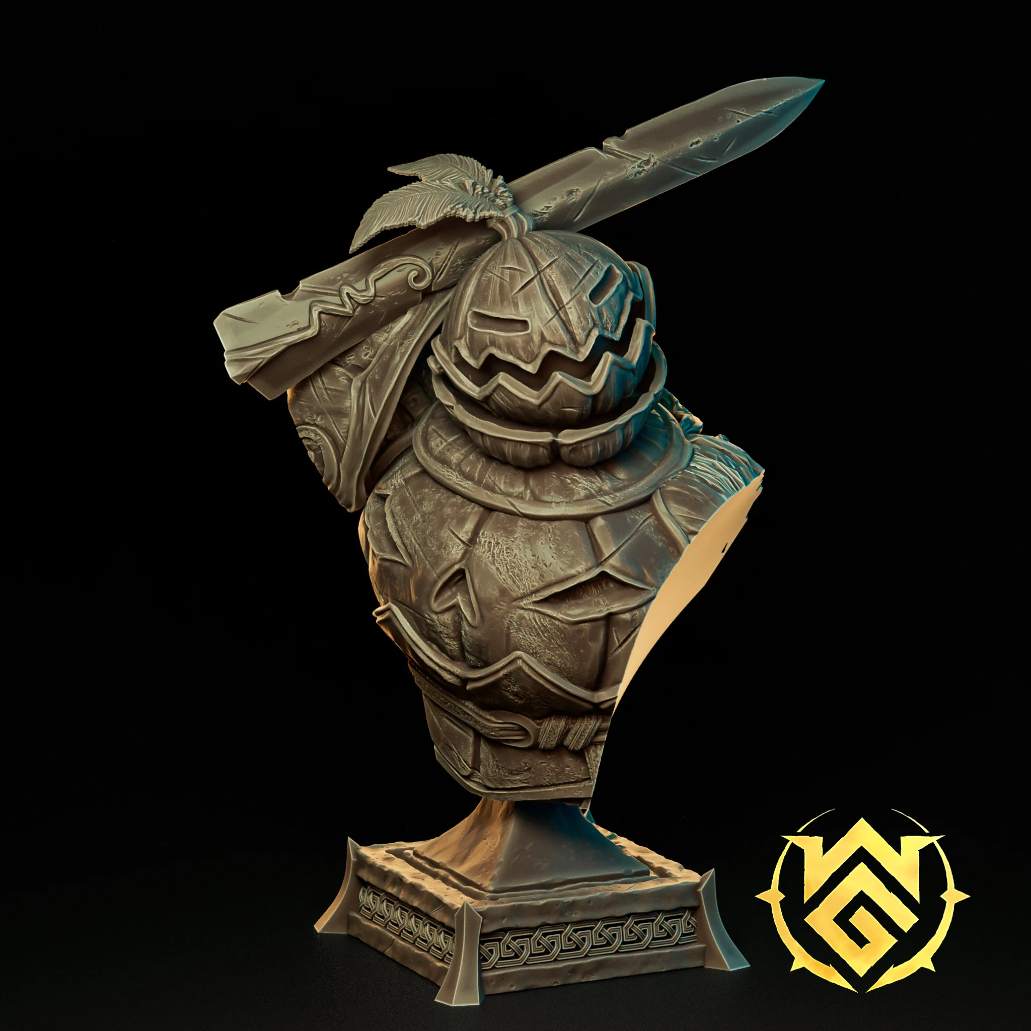 pumpkin knight bust wg logo.jpg pumpkin knight bust wg logo.jpg