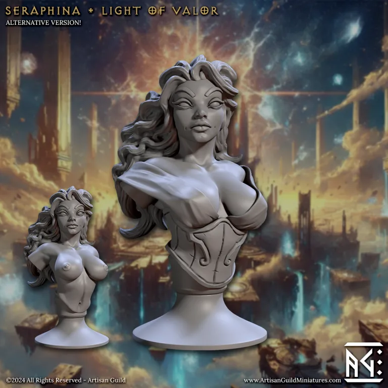 seraphina light valor bust artisan guild artg1298 0 1.png