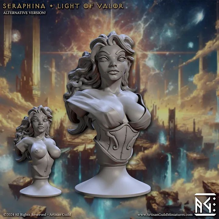 seraphina light valor bust artisan guild artg1298 0.png