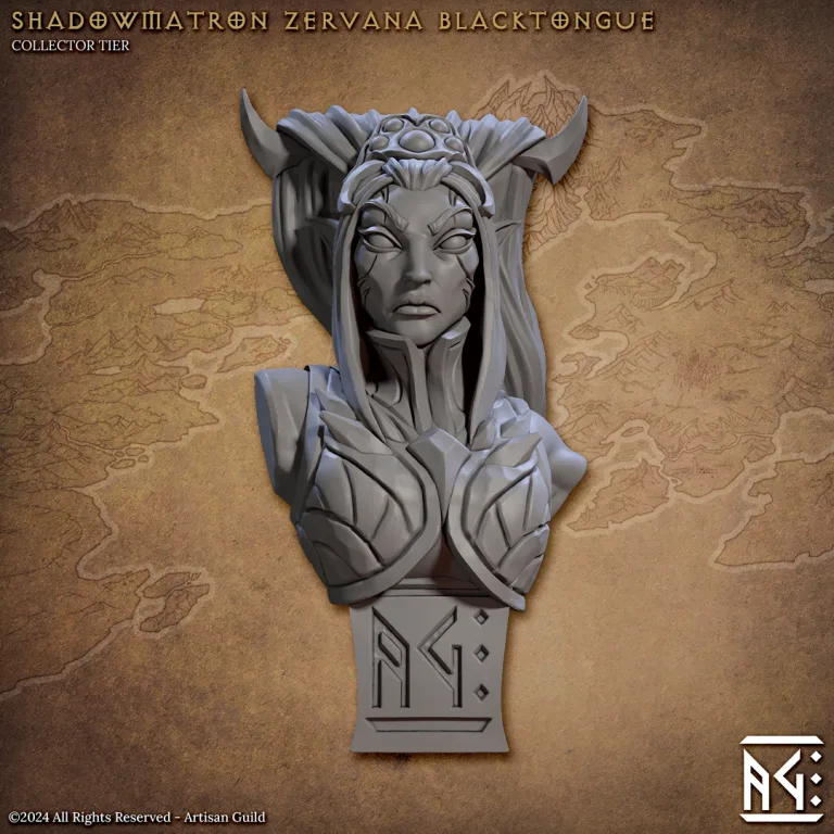 shadowmatron zervana blacktongue bust artisan guild artg1366 0 1.jpg