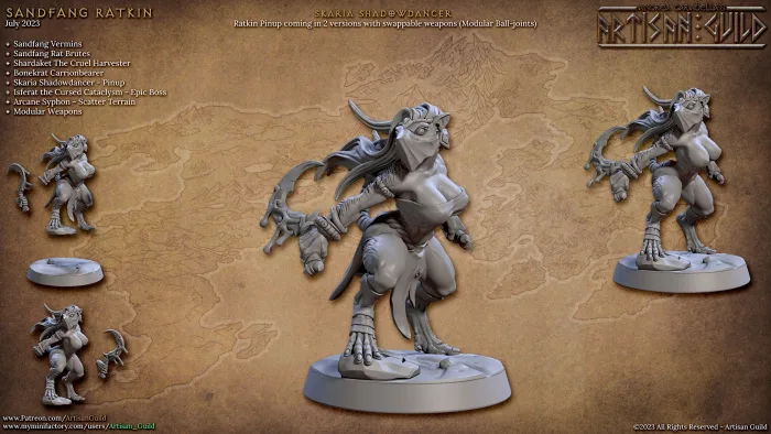 skaria shadowdancer assassin artisan guild artg0736 1.jpg