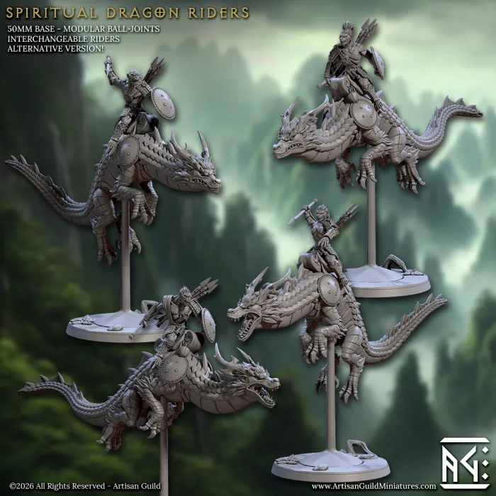 spiritual dragon rider artisan guild artg1426 4.png