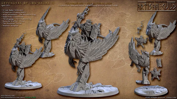 thrumagogg gryphon king artisan guild artg0753 1.jpg