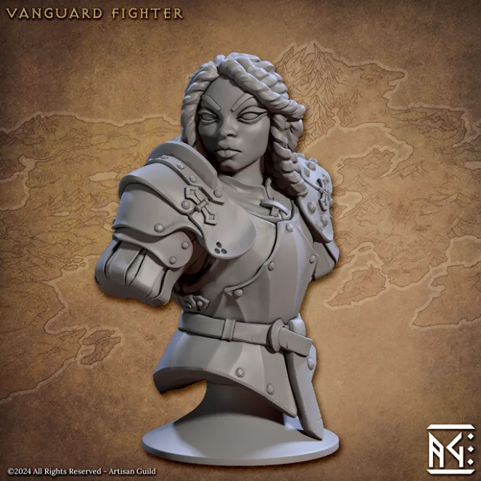 vanguard fighter bust artisan guild artg1309 1.png