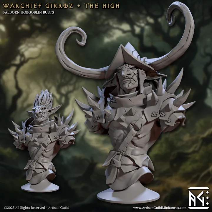 warchief girroz bust artisan guild artg1336 0.png