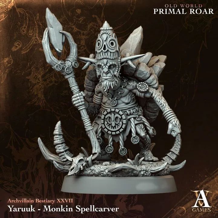 yaruuk monkin spellcarver archvillain games arch2935 0.jpg
